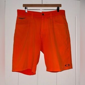 Oakley Slim Fit Surf Vtg Board Shorts Beachy Swim Poolside Sand Y2K Logo Men W34